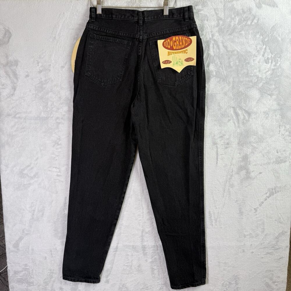 Rio Grande Jeans NWT Black Denim Women's 11/12 (see measurements) Vintage Style